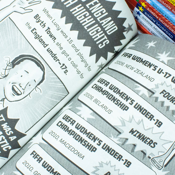 Football Superstars 10 Books Collection Set By Simon Mugford & Dan Green - The Book Bundle