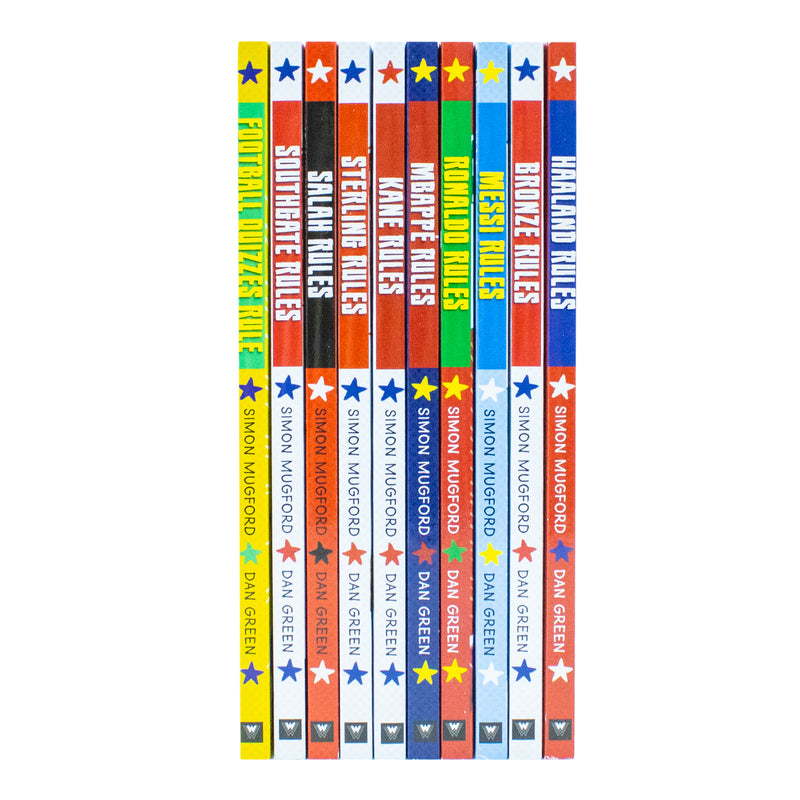 Football Superstars 10 Books Collection Set By Simon Mugford & Dan Green - The Book Bundle