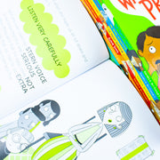 Set of 8 Wigglesbottom Primary Series books by Pamela Butchart, including The Toilet Ghost, published by Nosy Crow Ltd.