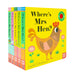 Felt Flaps  And A Mirror! Series 5 Books Collection Set By Ingela P Arrhenius (Where’s Mr Lion ? , Where's Mrs Kangaroo?, Where's Mrs Hen?, Where's Mr Duck?, Where's Mrs Zebra?) - The Book Bundle