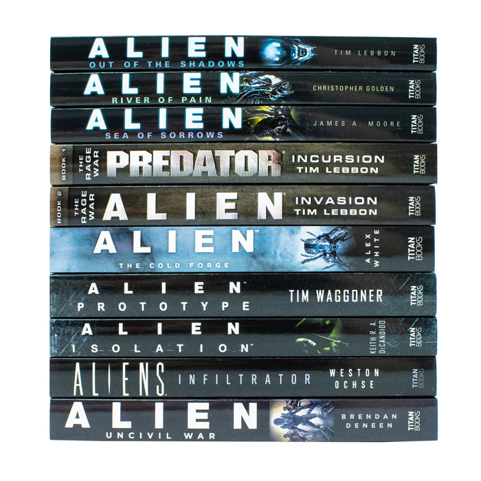 Alien Series Collection 10 Books Set by Brendan Deneen (Out of the Shadows, Sea of Soccows) - The Book Bundle