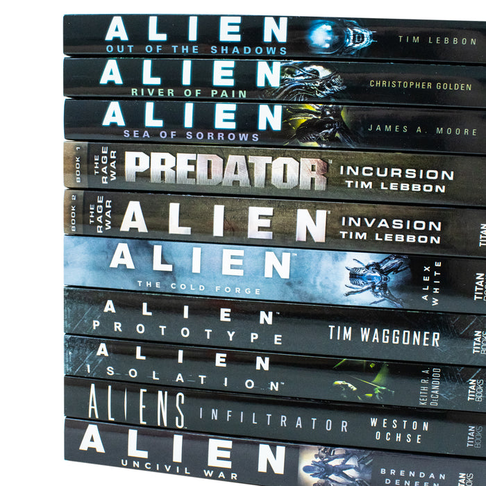 Alien Series Collection 10 Books Set by Brendan Deneen (Out of the Shadows, Sea of Soccows) - The Book Bundle