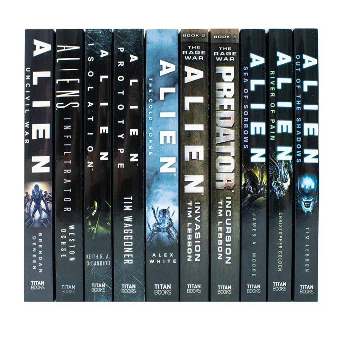 Alien Series Collection 10 Books Set by Brendan Deneen (Out of the Shadows, Sea of Soccows) - The Book Bundle