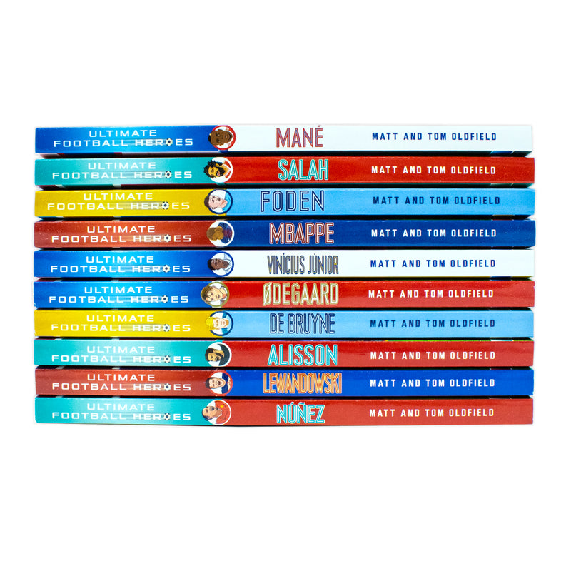 Ultimate Football Heroes Series 10 Books Collection Set By Matt and Tom Oldfield (New Set 2) - The Book Bundle