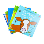 Usborne Touchy-Feely That's not my collection 5 Book Set (That's Not My Robot, Wombat, Qwl, Elephant, Cow) - The Book Bundle