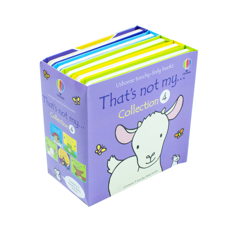 Usborne touchy-feely books That's not my... Collection 4: 5 Books Set (Witch, Pirate, Goat, Frog, Deer) - The Book Bundle