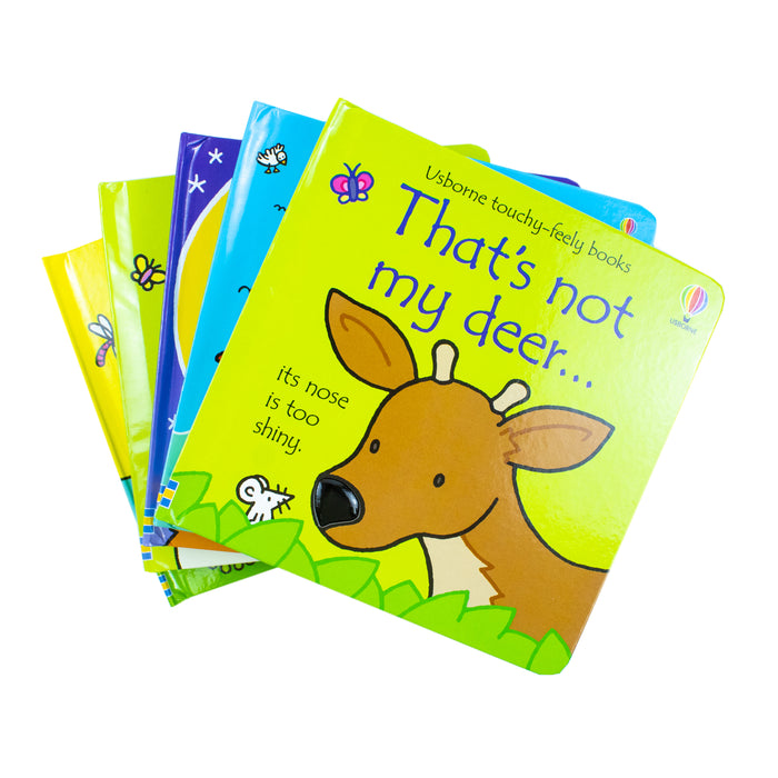 Usborne touchy-feely books That's not my... Collection 4: 5 Books Set (Witch, Pirate, Goat, Frog, Deer) - The Book Bundle
