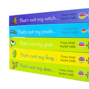 Usborne touchy-feely books That's not my... Collection 4: 5 Books Set (Witch, Pirate, Goat, Frog, Deer) - The Book Bundle