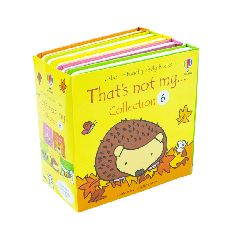 Usborne That's Not My... Collection 6: Touchy-feely books set featuring bee, fairy, hedgehog, meerkat, and tiger by Fiona Watt