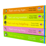 Usborne That's Not My... Collection 6: 5 tactile children's books featuring Bee, Fairy, Hedgehog, Meerkat, and Tiger by Fiona Watt.