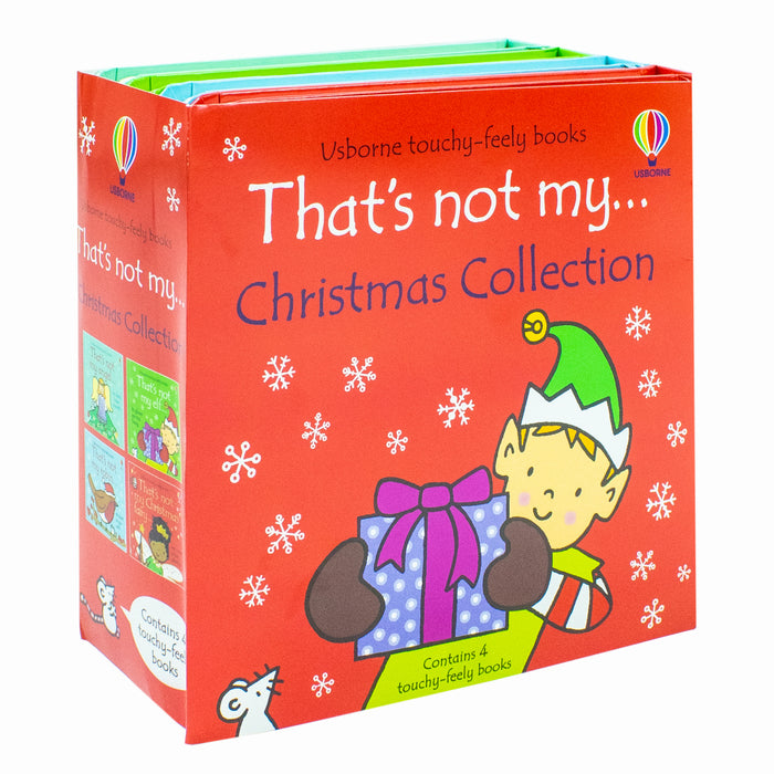 Usborne Touchy-Feely Thats not My Christmas Collection 4 Books Set (Christmas Fairy, Robin, Elf & Angel) - The Book Bundle