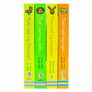 Usborne Touchy-Feely Thats not My Zoo Collection Set 2: Flamingo and Friends 4 Books Collection Set (Flamingo, Sloth, Kangaroo & Tiger) - The Book Bundle