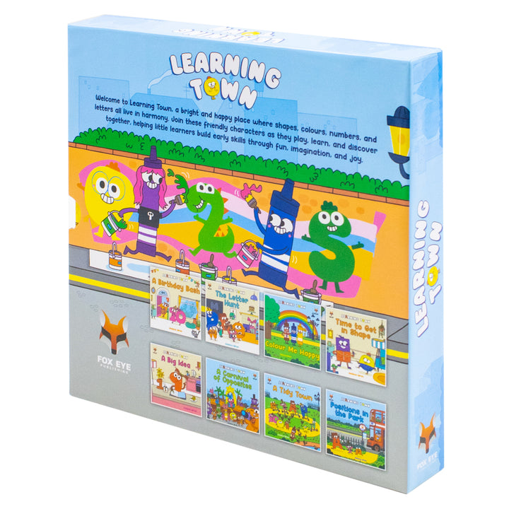 Learning Town 8 Books Collection Set by Jessica Wren  - Fiction - Paperback