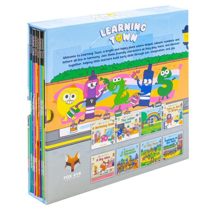Learning Town 8 Books Collection Set by Jessica Wren  - Fiction - Paperback