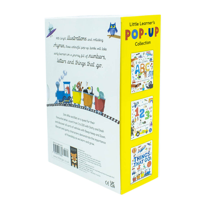 Little Learner's Pop-Up Collection 3 Books Collection Box Set by Little Tiger - The Book Bundle