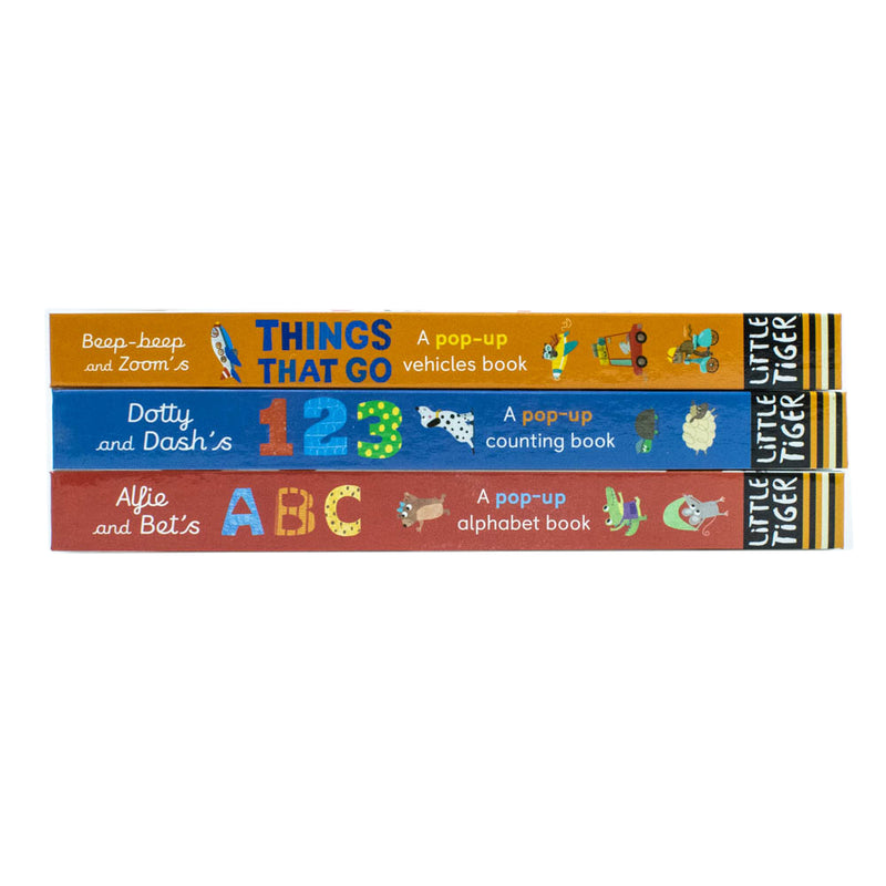 Little Learner's Pop-Up Collection 3 Books Collection Box Set by Little Tiger - The Book Bundle