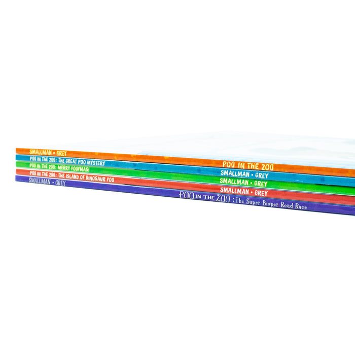 Poo in the Zoo Series 5 Books Collection Set By Smallman & Grey - The Book Bundle