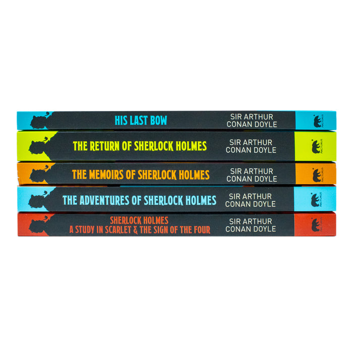 Sherlock Holmes His Greatest Cases 5 Books Boxed Set By Arthur Conan Doyle - The Book Bundle