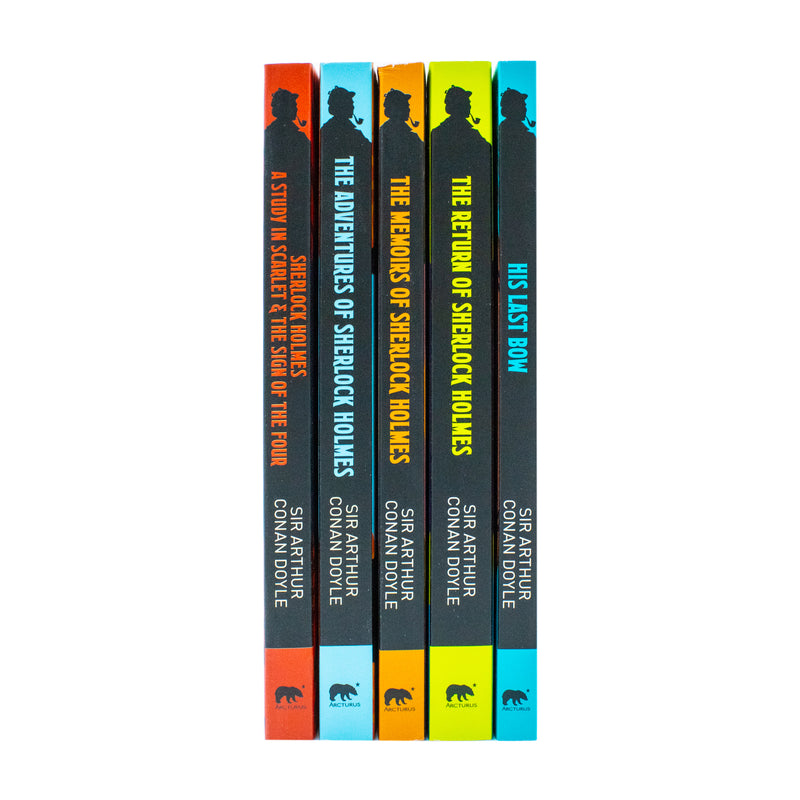 Sherlock Holmes His Greatest Cases 5 Books Boxed Set By Arthur Conan Doyle - The Book Bundle