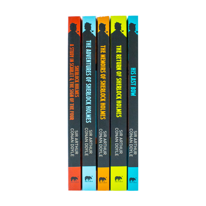 Sherlock Holmes His Greatest Cases 5 Books Boxed Set By Arthur Conan Doyle - The Book Bundle