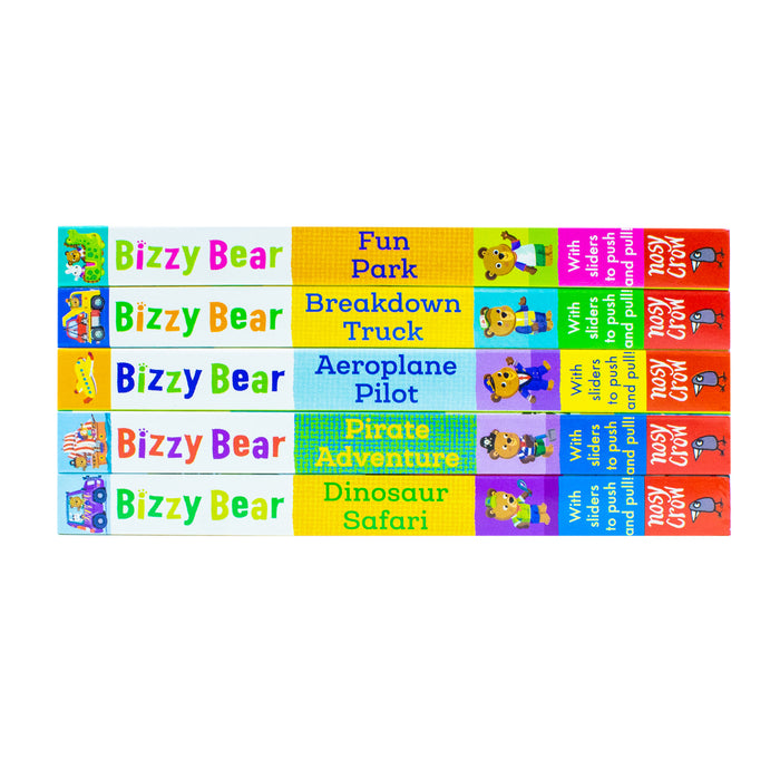 Bizzy Bear Series 5 Books Collection Bundle Set(Fun Park, Breakdown Truck, Aeroplane Pilot) - The Book Bundle