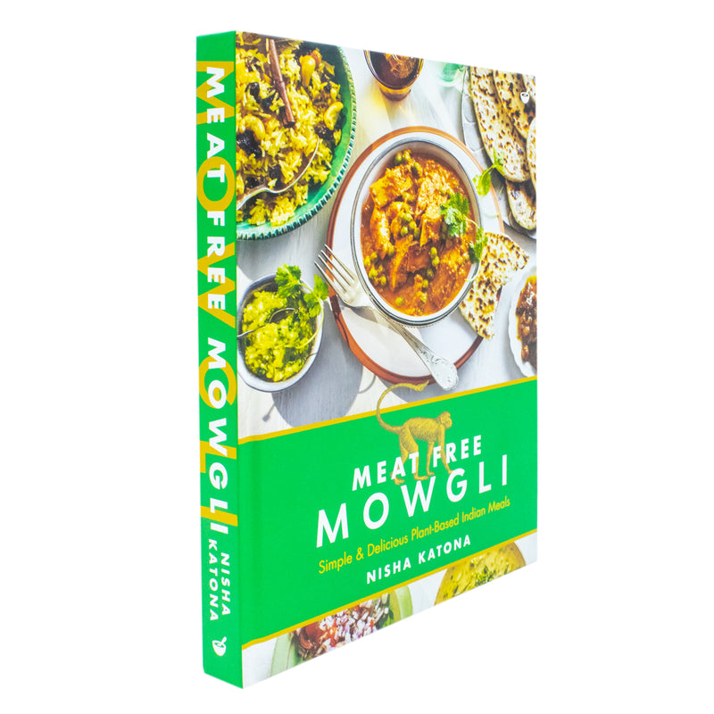 Plant-based Indian meal package from Nisha Katona's Meat Free Mowgli collection, featuring simple, delicious vegetarian food items.