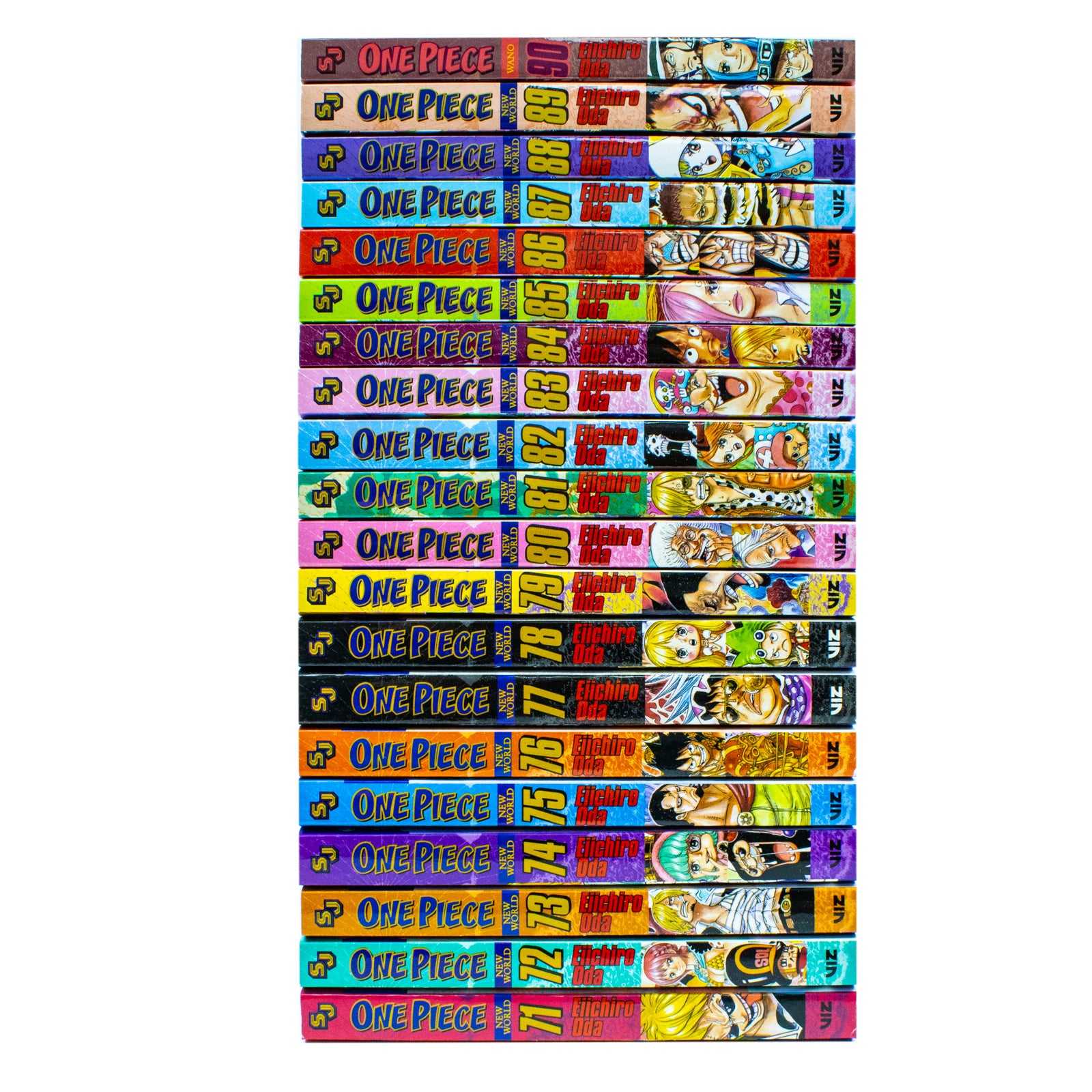 One Piece Box Set 4: Dressrosa to Reverie: Volumes 71-90 with