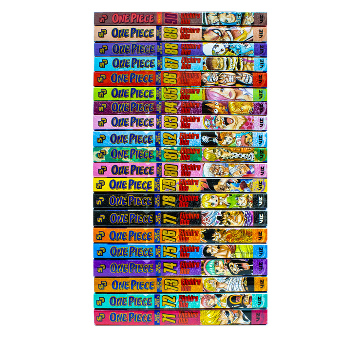 One Piece Box Set 4: Dressrosa to Reverie: Volumes 71-90 with Premium - The Book Bundle