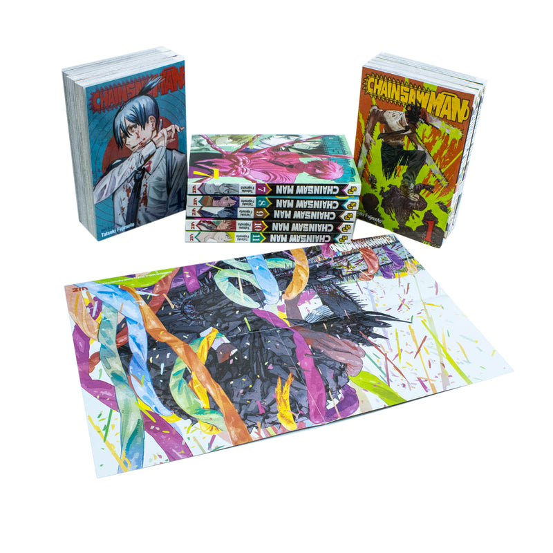 Chainsaw Man Box Set: Includes Volumes 1-11  by Tatsuki Fujimoto - The Book Bundle