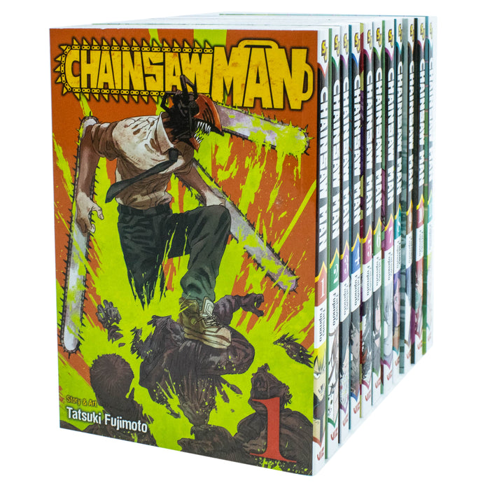 Chainsaw Man Box Set: Includes Volumes 1-11  by Tatsuki Fujimoto - The Book Bundle
