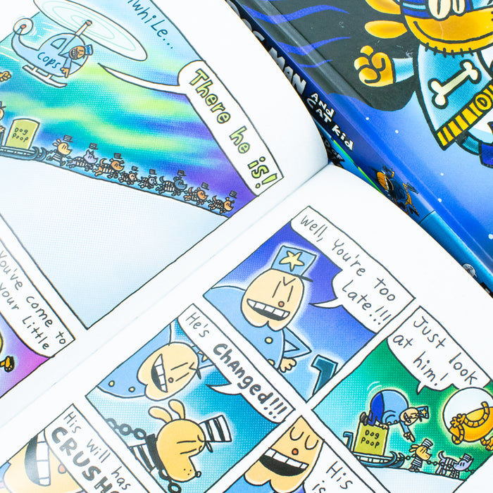 Dog Man: The Cat Kid Collection 3 Books Box Set by Dav Pilkey (Books 4-6) Hardcover - The Book Bundle