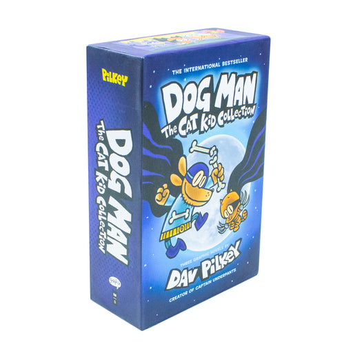 Dog Man: The Cat Kid Collection 3 Books Box Set by Dav Pilkey (Books 4-6) Hardcover - The Book Bundle