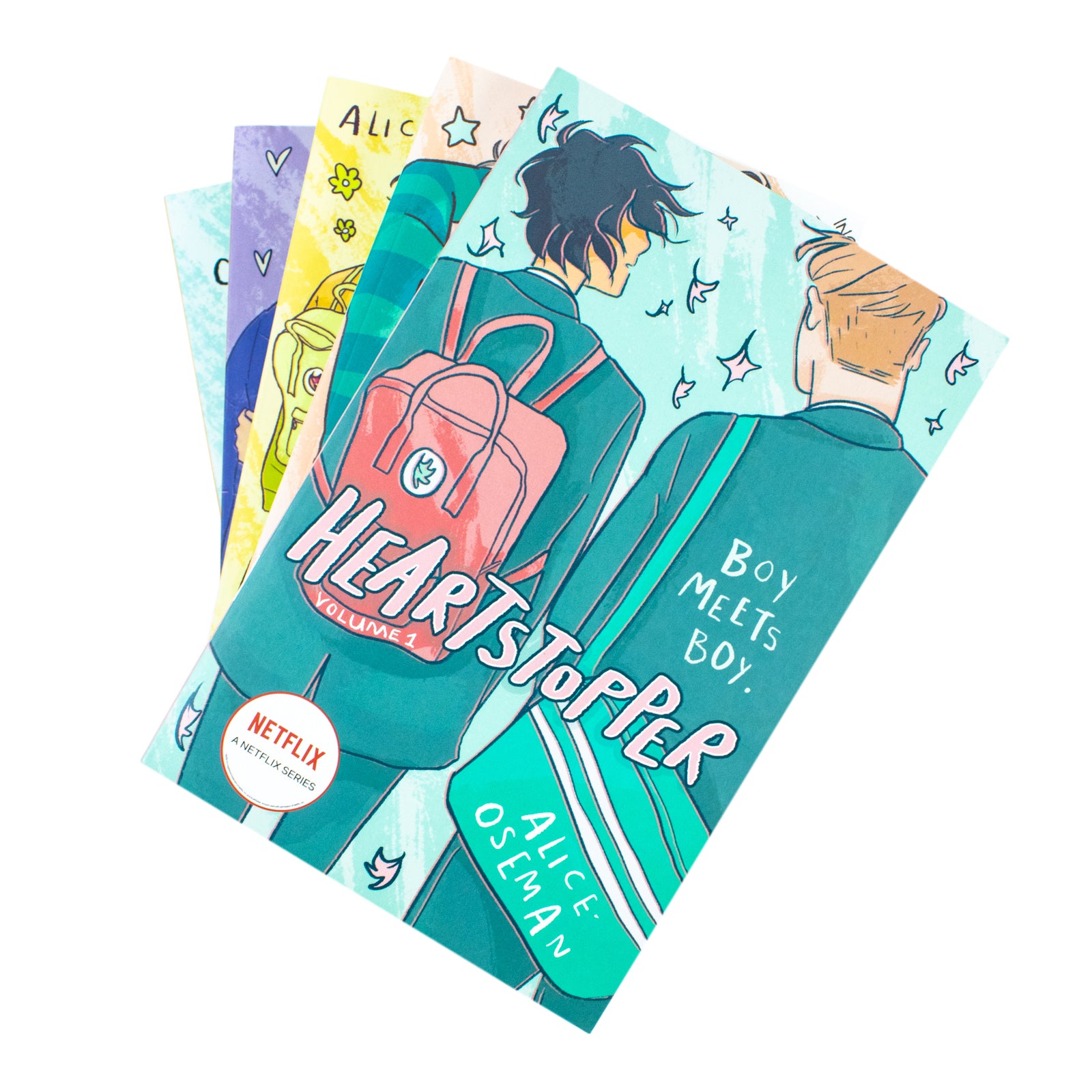 Heartstopper Series by Alice Oseman 5 Books Collection Set