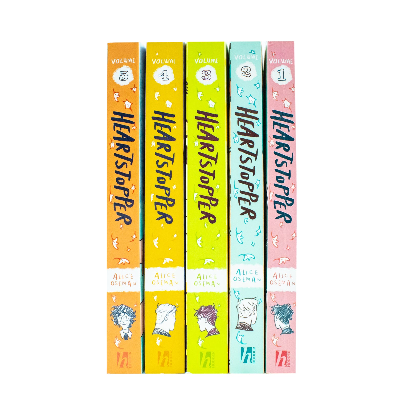 Heartstopper Series by Alice Oseman 5 Books Collection Set