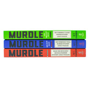 Set of three Murdle Puzzle Series books by G. T. Karber, featuring colorful covers from Profile Books UK Ltd.