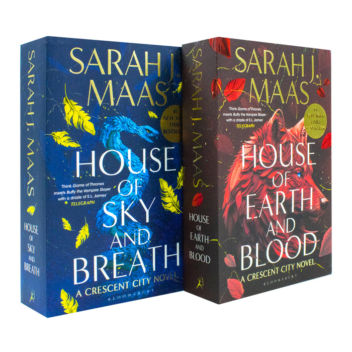 House of Earth and Blood and House of Sky and Breath 2 Books Collection Set - The Book Bundle