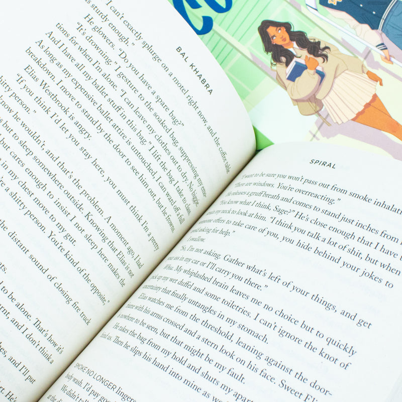 Off the Ice Series 2 Books Collection Set By Bal Khabra Collide and Spiral - The Book Bundle