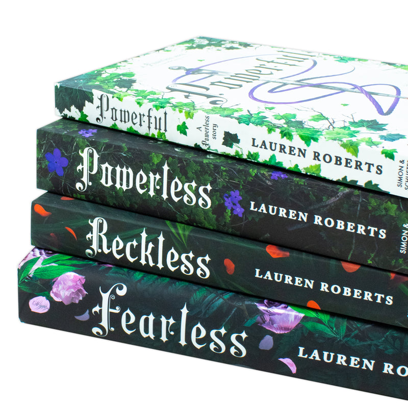 Powerless Trilogy 4 Books Collection Set by Lauren Roberts Fearless(HB), Reckless - The Book Bundle