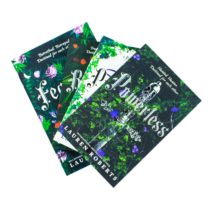 Powerless Trilogy 4 Books Collection Set by Lauren Roberts Fearless(HB), Reckless - The Book Bundle
