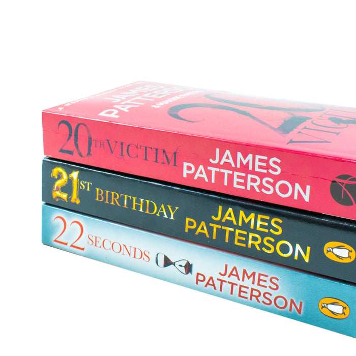 Women's Murder Club Series by James Patterson 3 Books Collection Set (20th Victim, 21st Birthday, 22 Seconds) - The Book Bundle