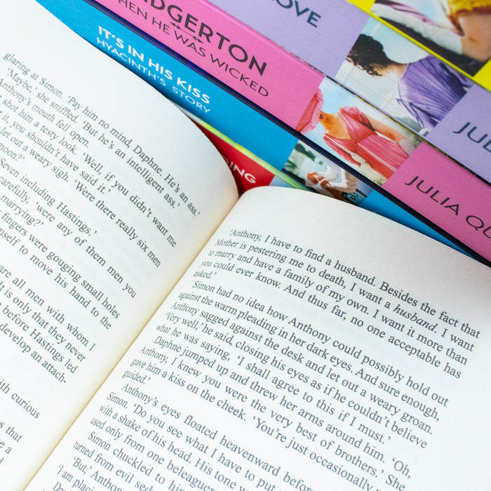 Bridgerton Family Book Series Complete Books 1 - 8 Collection Set by Julia Quinn - The Book Bundle