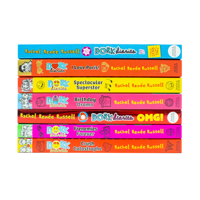 Dork Diaries Series Vol 11-17 Collection 7 Books Set (Frenemies Forever) - The Book Bundle