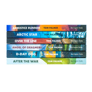 Tom Palmer Historical Heroes collection of 6 books by Barrington Stoke Ltd, featuring inspiring wartime stories.