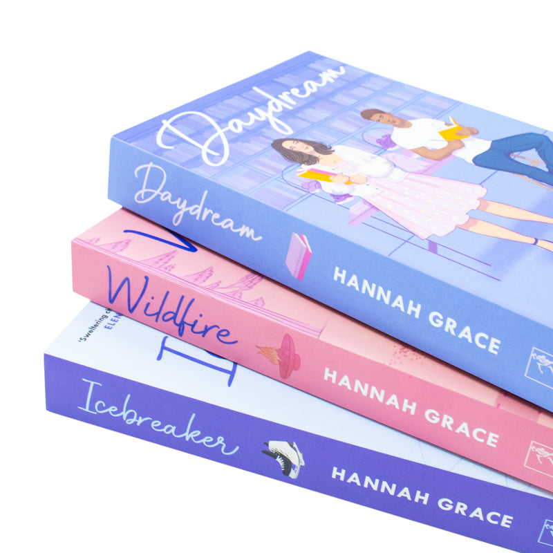 The Maple Hills Series 3 Books Collection Set By Hannah Grace (Icebreaker, Wildfire & Daydream) - The Book Bundle