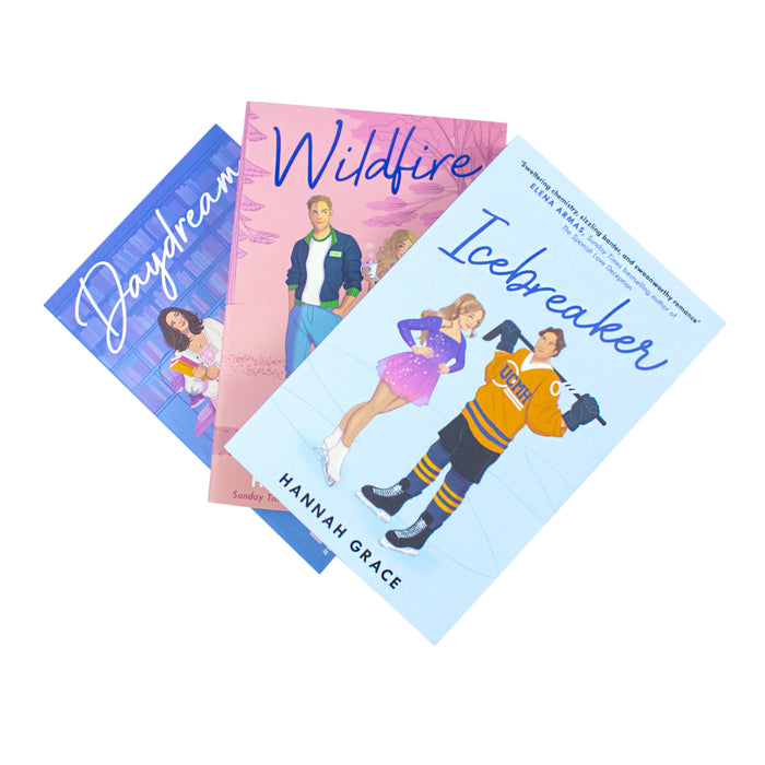 The Maple Hills Series 3 Books Collection Set By Hannah Grace (Icebreaker, Wildfire & Daydream) - The Book Bundle