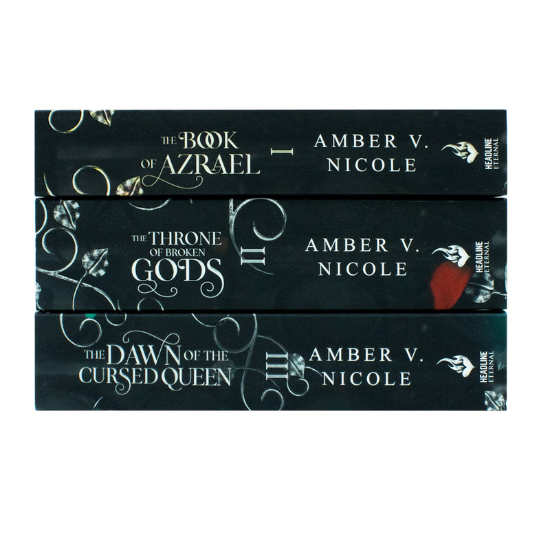 Complete Dark Fantasy Gods and Monsters 3-book collection set by Amber V. Nicole, paperback fiction featuring mythical creatures.