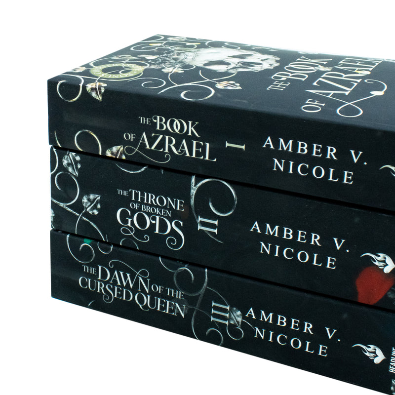Complete Dark Fantasy Gods and Monsters 3-book collection set by Amber V. Nicole, paperback fiction with fantasy themes.