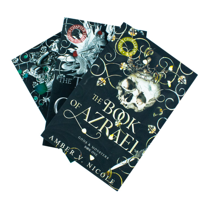 Gods & Monsters Series 3 Books Collection Set (The Book of Azrael, The Throne of Broken Gods, The Dawn of the Cursed Queen) - The Book Bundle