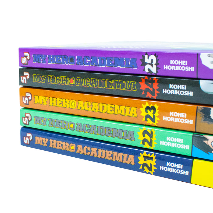 My Hero Academia Series 5 Volume 21-25 Collection 5 Books Set - The Book Bundle