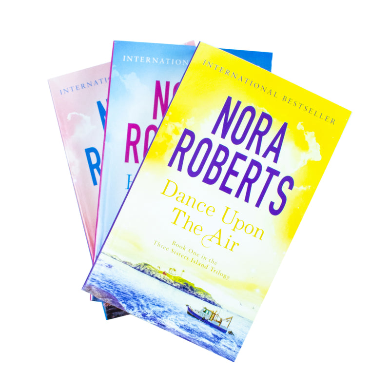 Three Sisters Island Trilogy Collection 3 Books Set By Nora Roberts (Dance Upon The Air, Heaven And Earth, Face The Fire) - The Book Bundle